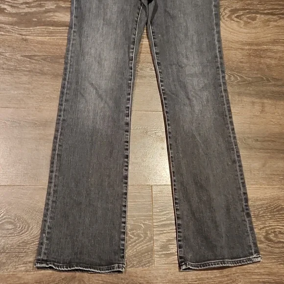 ❤️ J CREW HIGH RISE CURVY FULL LENGTH DEMI BOOT BOOTCUT JEANS, WASHED BLACK, 6 - Picture 7 of 12